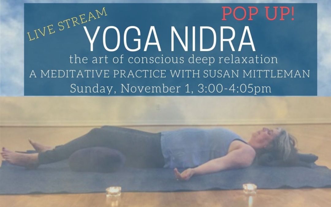 Yoga Nidra Live Stream POP UP!